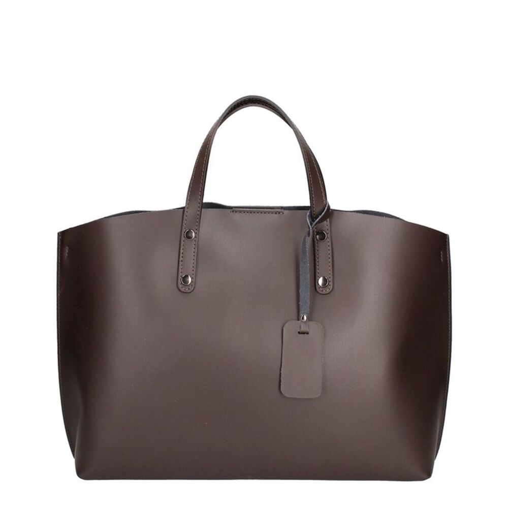 Chiara Ferretti Leather Shopper Tote, Brown